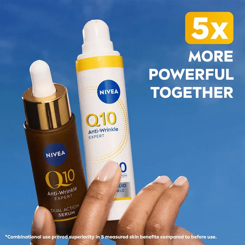 Bild 5 för Nivea Q10 Anti-Wrinkle Expert Daily UV Fluid SPF50 40ml