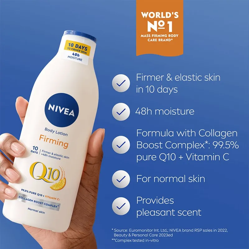 Bild 2 för NIVEA Q10 Body Lotion Q10 Vitamin C 250 ml