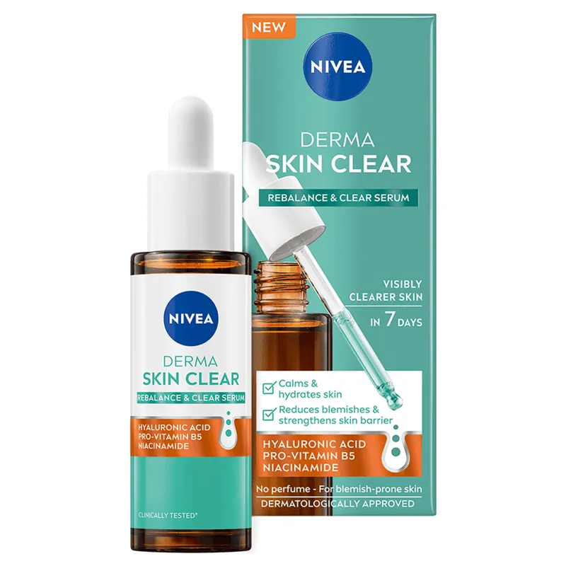 Bild 1 för NIVEA Serum Derma Skin Clear Rebalance & Clear 30 ml