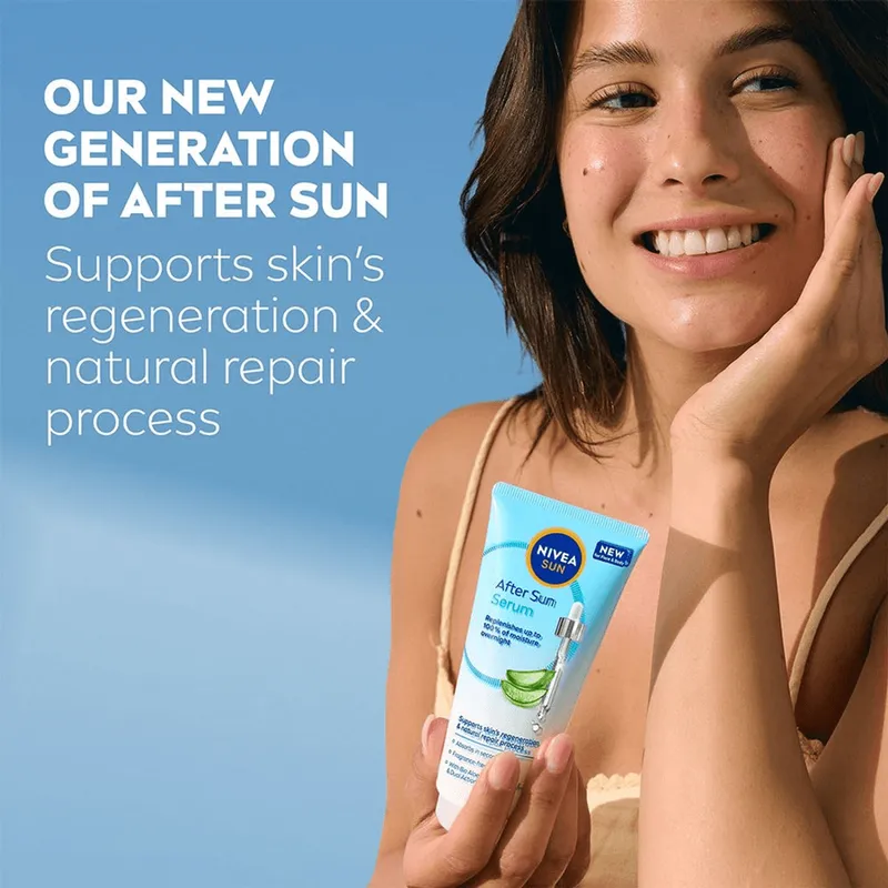 Bild 4 för NIVEA Sun After Sun Face & Body Serum Lotion 100ml