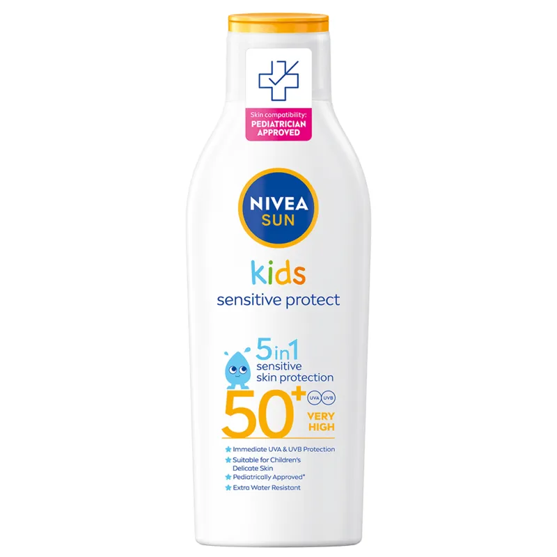 Bild 1 för NIVEA Sun Kids Protect & Sensitive Lotion SPF50+ - 200 ml