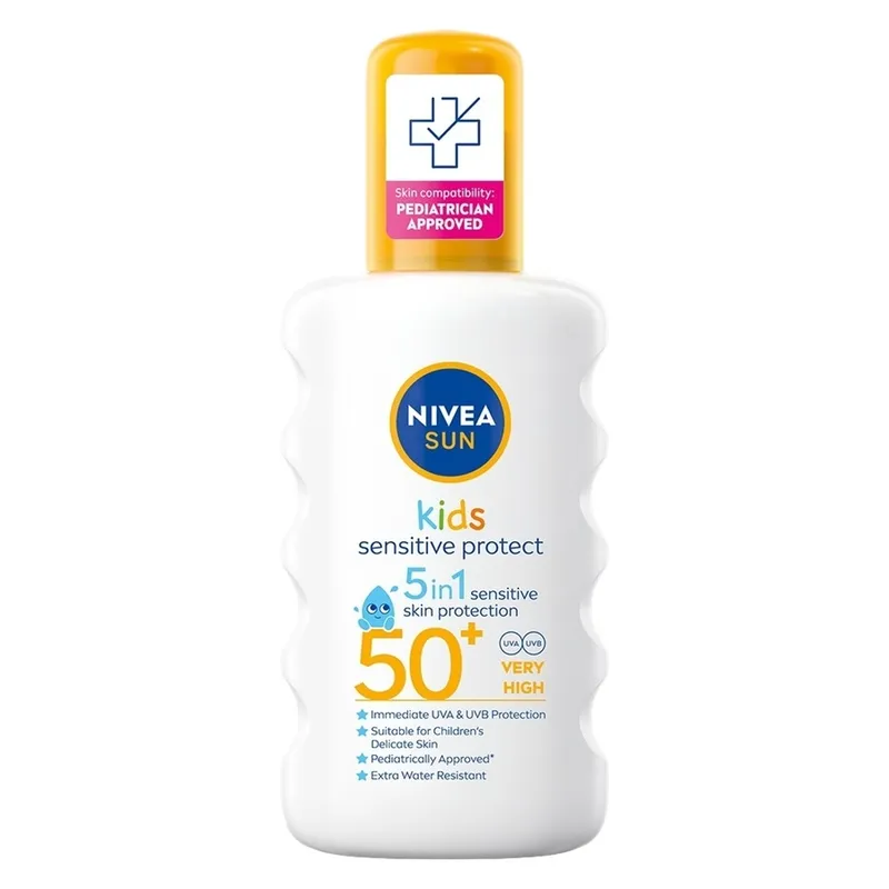 Bild 1 för NIVEA Sun Kids Protect & Sensitive Spray SPF50+ - 200 ml