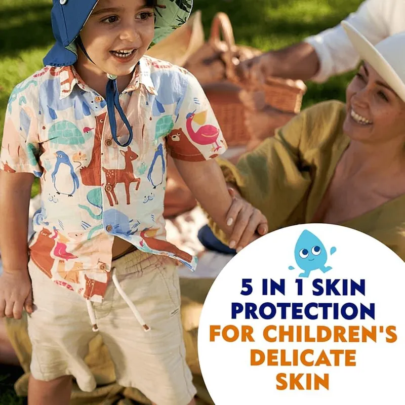 Bild 4 för NIVEA Sun Kids Protect & Sensitive Spray SPF50+ - 200 ml