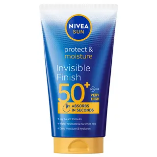 Produktfoto för NIVEA Sun Protect & Moisture Invisible Finish Lotion SPF50+ 150 ml