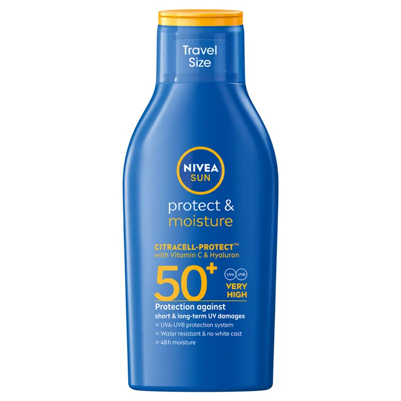 Bild 1 för NIVEA Sun Protect & Moisture Lotion SPF50+ 100 ml