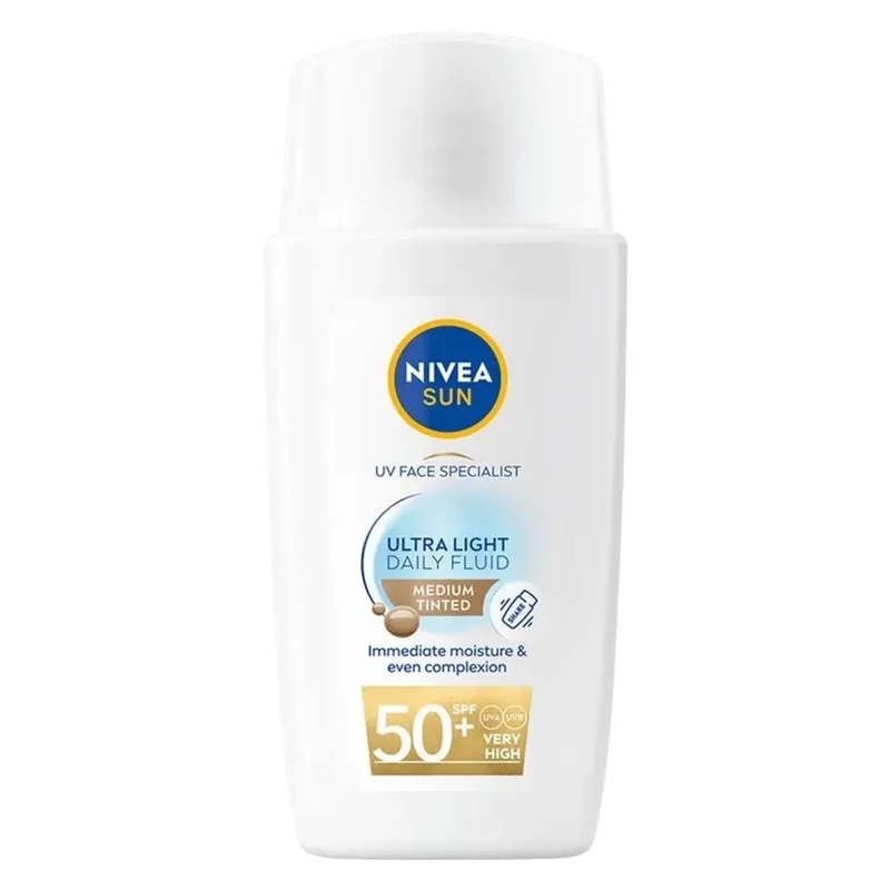 Bild 1 för NIVEA SUN UV Face Daily Fluid Medium Tinted SPF 50+ 40 ml