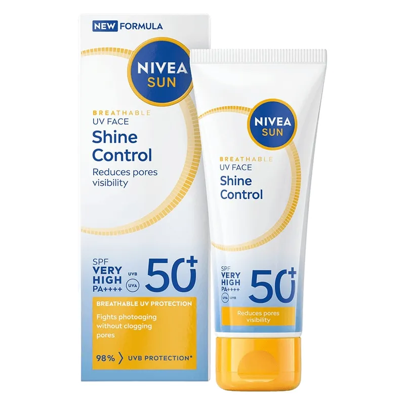 Bild 2 för NIVEA SUN UV Face Shine Control Cream SPF 50+ 40 ml