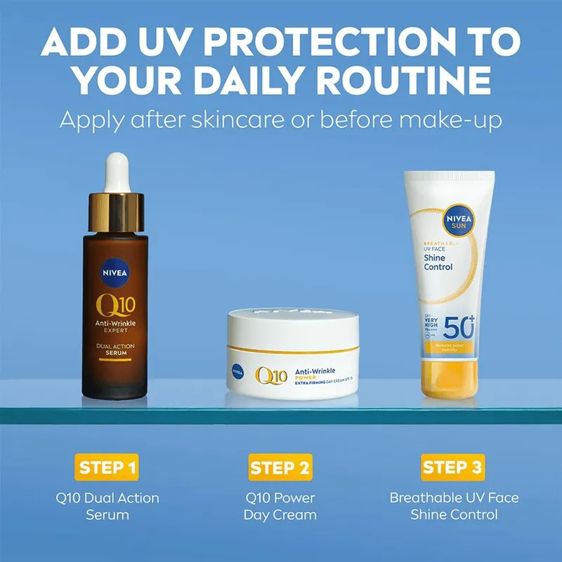 Bild 4 för NIVEA SUN UV Face Shine Control Cream SPF 50+ 40 ml