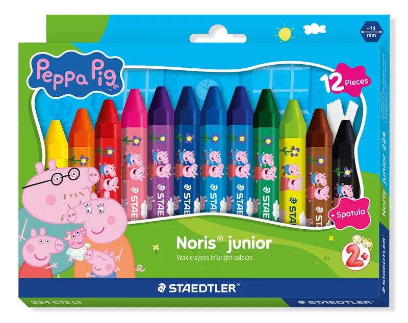 Alternativ bild 0 för NJ vaxfärger Peppa Pig 12 st./ass. - (6 st.)