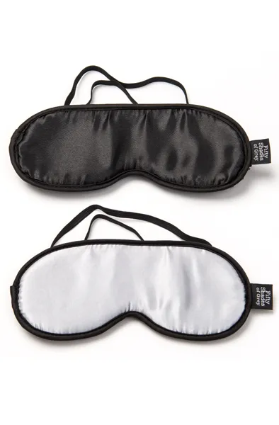 Bild 1 för No Peeking - Soft Blindfold Twin Pack