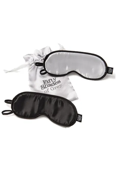 Bild 2 för No Peeking - Soft Blindfold Twin Pack