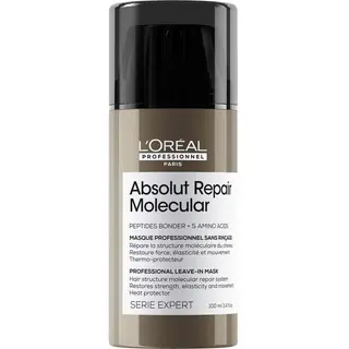 Produktfoto för No-rinse mask for damaged hair Absolut Repair Molecular ( Professional Leave-in Mask) 100 ml