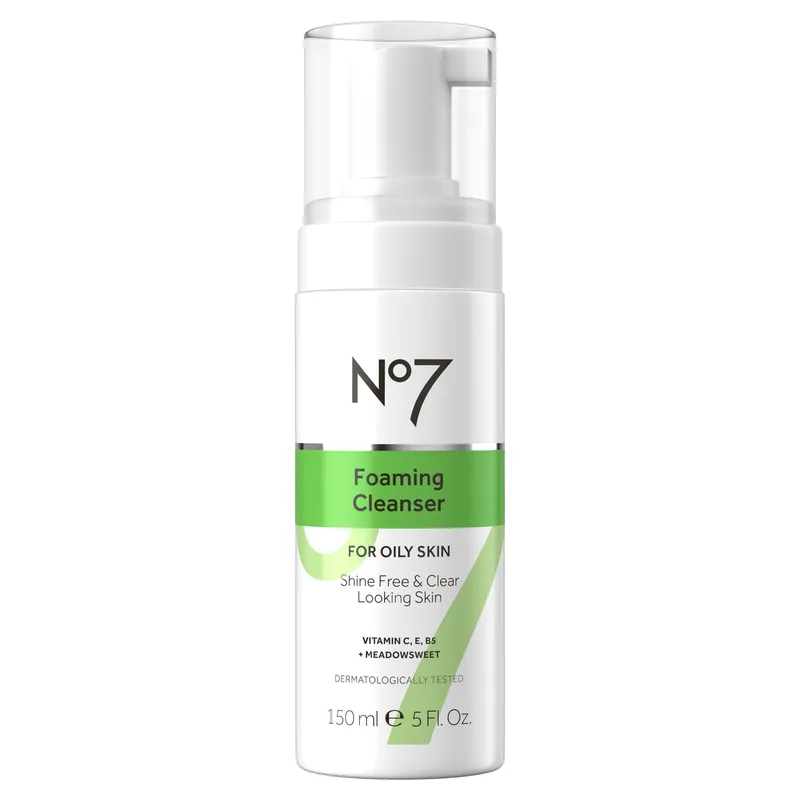 Bild 2 för No7 Radiant Results Foaming Cleanser Oily Skin 150 ml