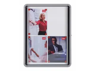 Produktfoto för Nobo Glasskåp Premium 4xA4