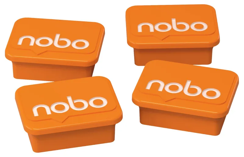 Alternativ bild 0 för Nobo magnet - orange (pack of 4)