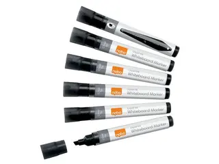 Produktfoto för Nobo Whiteboardpenna Liquid sned svart