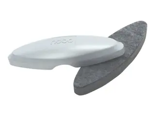 Produktfoto för Nobo Whiteboardsudd med extra stark magnet för glastavlor och andra magnetiska tavlor, dubbelsidig, silver, 200 x 59 x 40 mm