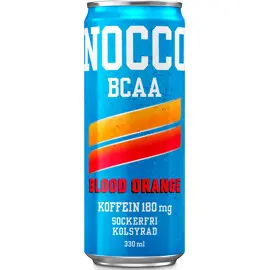 Produktfoto för NOCCO BCAA Blood Orange 330 ml