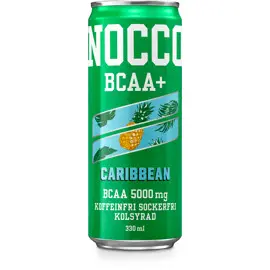 Produktfoto för NOCCO BCAA+ Caribbean Koffeinfri 33cl