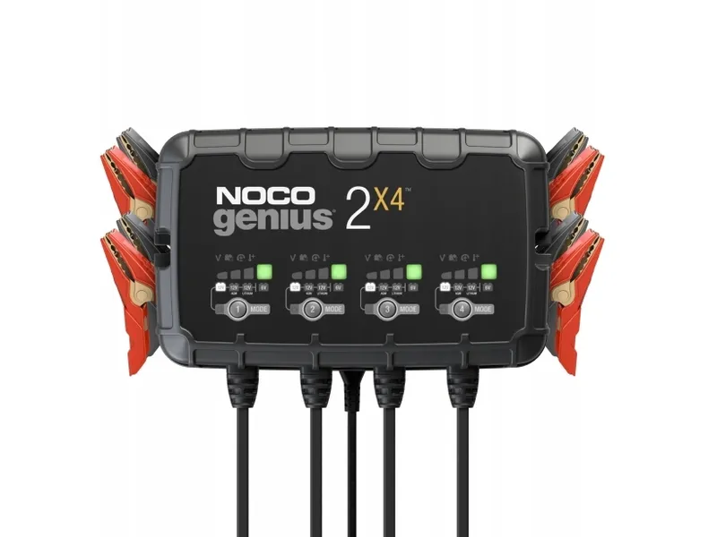 Alternativ bild 0 för NOCO Genius 2X4 - Batteriladdare 6V/12V, 4 X 2A