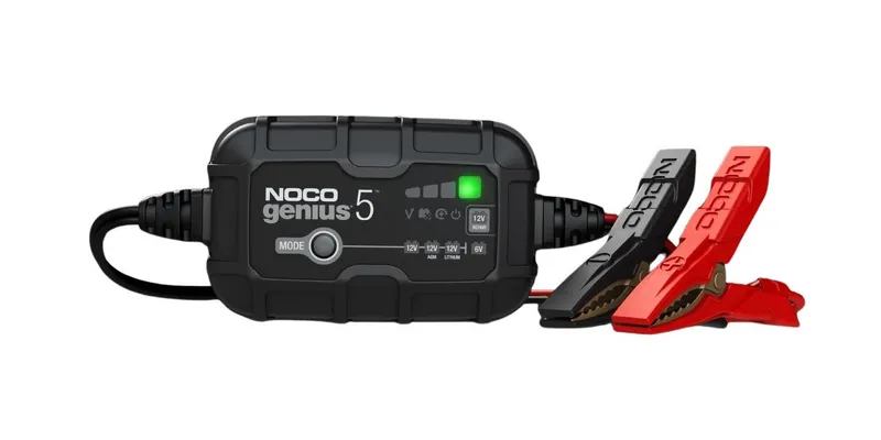Alternativ bild 0 för NOCO GENIUS5 5A batteriladdare för 6V/12V-batterier med underhålls- och avsvavlingsfunktion