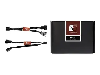 Produktfoto för Noctua NA-SYC1 - Strömkabel till fläkt - 4 pin strömuttag för minimikontakt (hona) till 4 pin strömuttag för minimikontakt (hane) - 11.5 cm - för Noctua NF-A14, P14R redux-1500, P14s redux-1200, P14s redux-1500, S12, S12b redux-1200