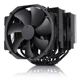 Produktfoto för Noctua NH-D15 - Processorkylare - (för: LGA1156, AM2, AM2+, AM3, LGA1155, AM3+, LGA2011, FM1, FM2, LGA1150, FM2+, LGA2011-3, LGA1151, LGA2011 (Square ILM), LGA2011-3 (Square ILM), AM4, LGA2066, LGA1200) - aluminium med förnicklad kopparbas - 140 mm - chromax.black