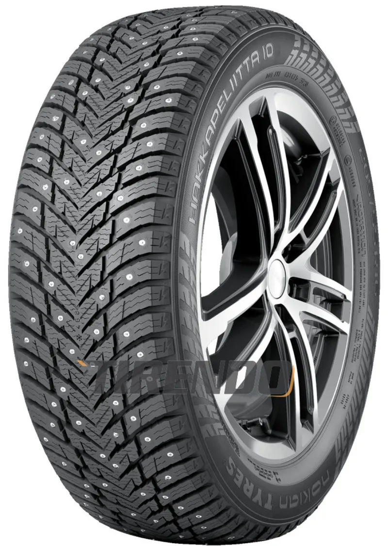 Bild 2 för Nokian Hakkapeliitta 10 ( 235/55 R18 104T XL Aramid Sidewalls, SUV, Dubbade )