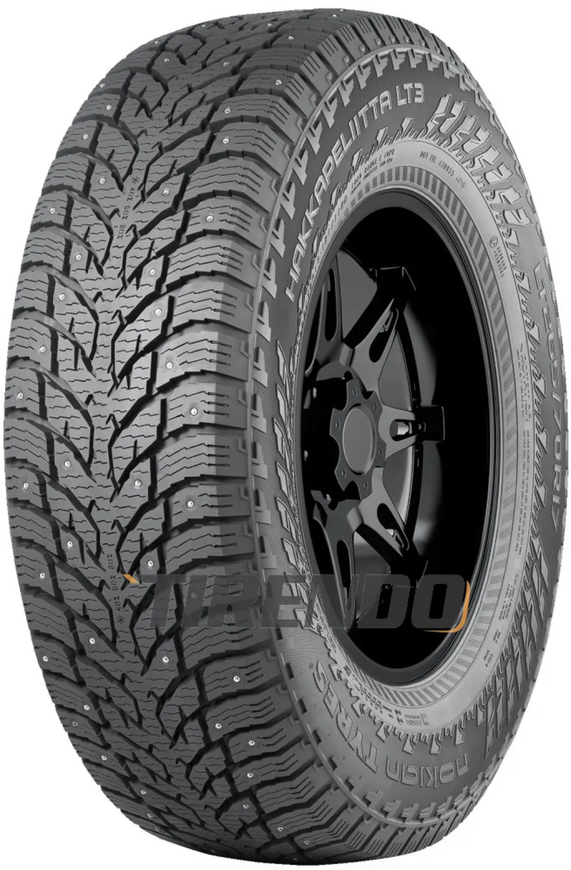 Bild 2 för Nokian Hakkapeliitta LT3 ( LT245/75 R17 121/118Q 10PR Aramid Sidewalls, Dubbade )