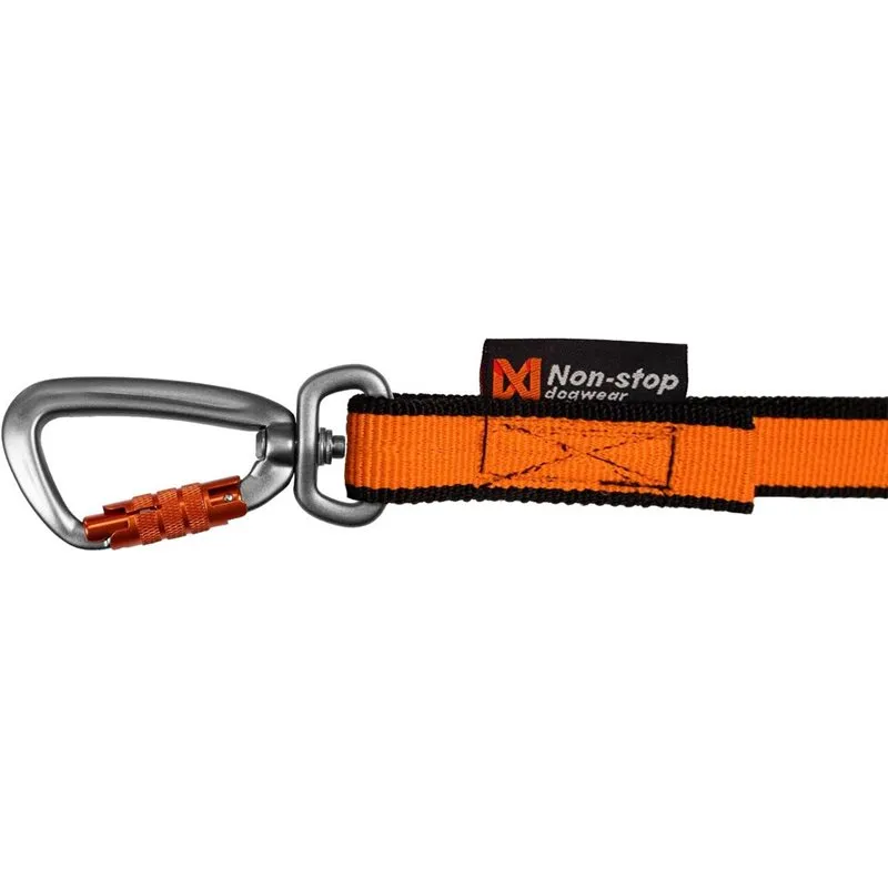 Bild 2 för Non-stop Dogwear Bungee Hundkoppel Orange (S)