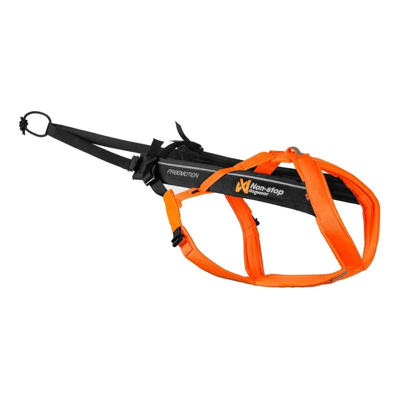 Bild 2 för Non-Stop Dogwear Freemotion 5.0 Dragsele Orange & Svart (9)