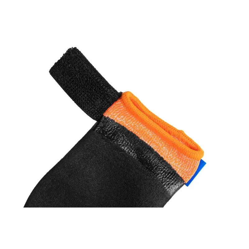 Bild 2 för Non-Stop Dogwear Protector Bootie Hundstrumpa Svart & Orange 4-pack (XS)