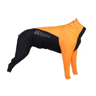 Produktfoto för Non-stop Dogwear Protector Hundoverall Tik Svart & Orange (42)