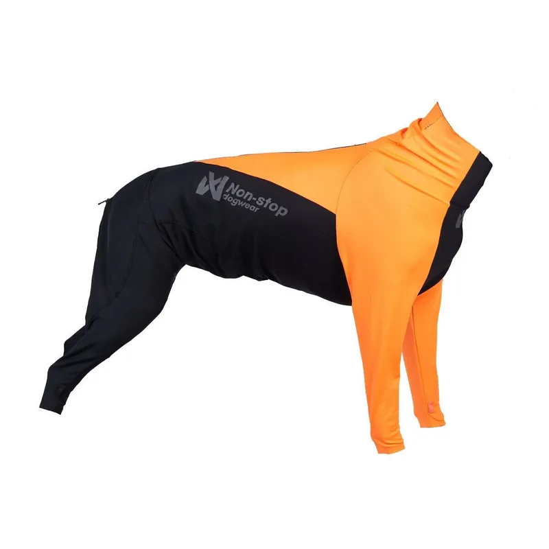 Bild 1 för Non-stop Dogwear Protector Hundoverall Tik Svart & Orange (54)
