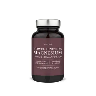 Produktfoto för Nordbo Bowel Function Magnesium 60 kapslar