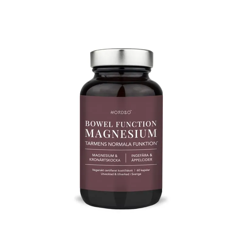 Bild 1 för Nordbo Bowel Function Magnesium 60 kapslar