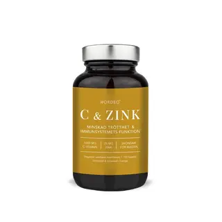 Produktfoto för Nordbo C-Vitamin & Zink