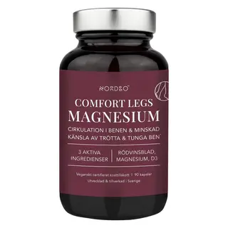 Produktfoto för Nordbo Comfort Legs Magnesium 90 kapslar