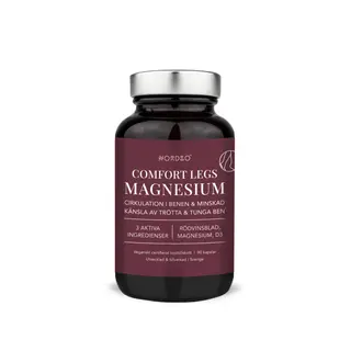 Produktfoto för Nordbo Comfort Legs Magnesium 90 kapslar