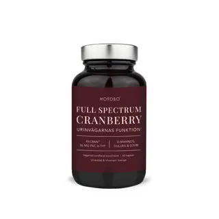 Produktfoto för Nordbo Full Spectrum Cranberry 60 kapslar