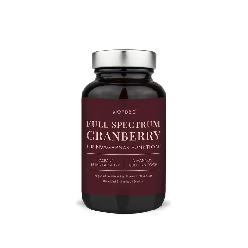 Bild 2 för Nordbo Full Spectrum Cranberry 60 kapslar