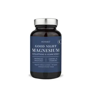 Produktfoto för Nordbo Good Night Magnesium 180pcs