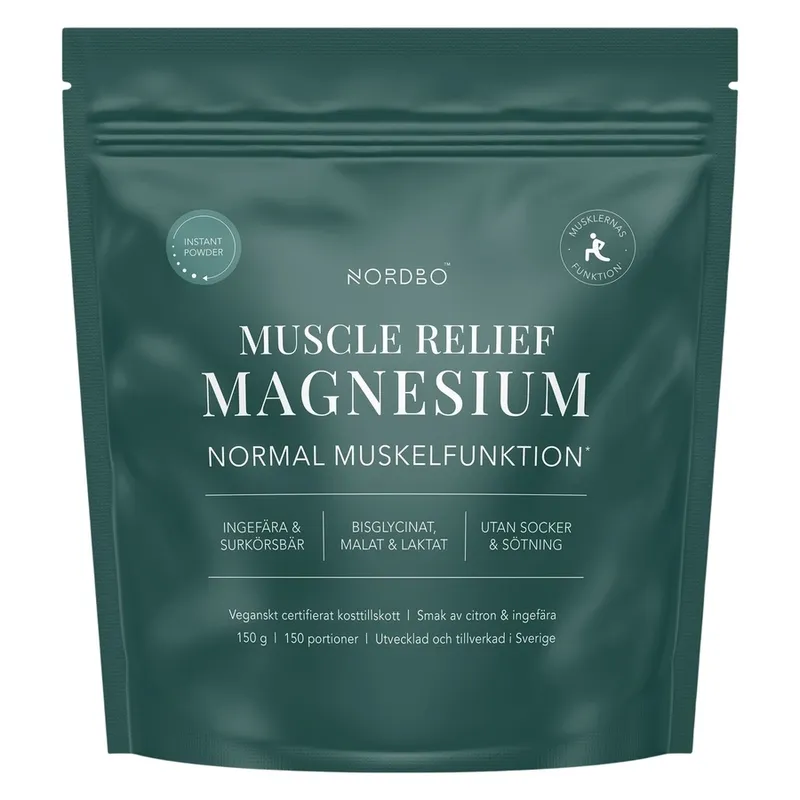 Alternativ bild 0 för Nordbo Muscle Relief Instant Magnesium