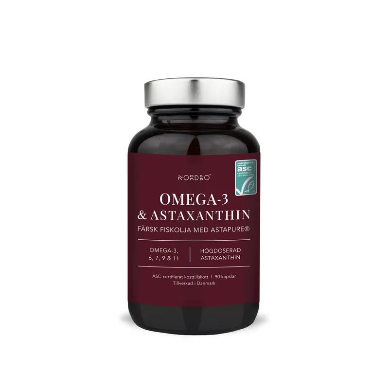 Bild 2 för Nordbo Omega-3 & Astaxanthin 90 kapslar