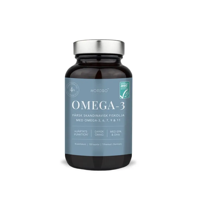 Bild 1 för Nordbo Omega-3 ASC 120 kapslar