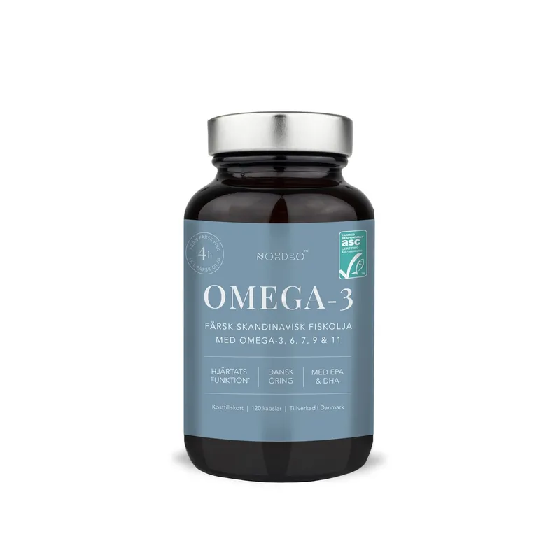 Bild 2 för Nordbo Omega-3 ASC 120 kapslar