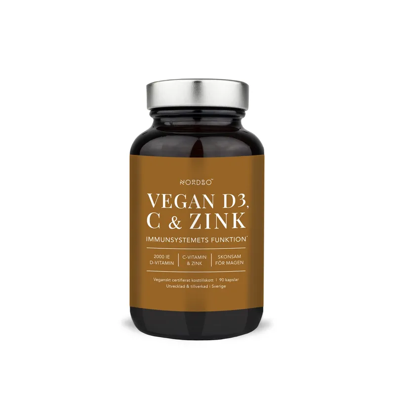 Bild 2 för Nordbo Vegan D3, C & Zink