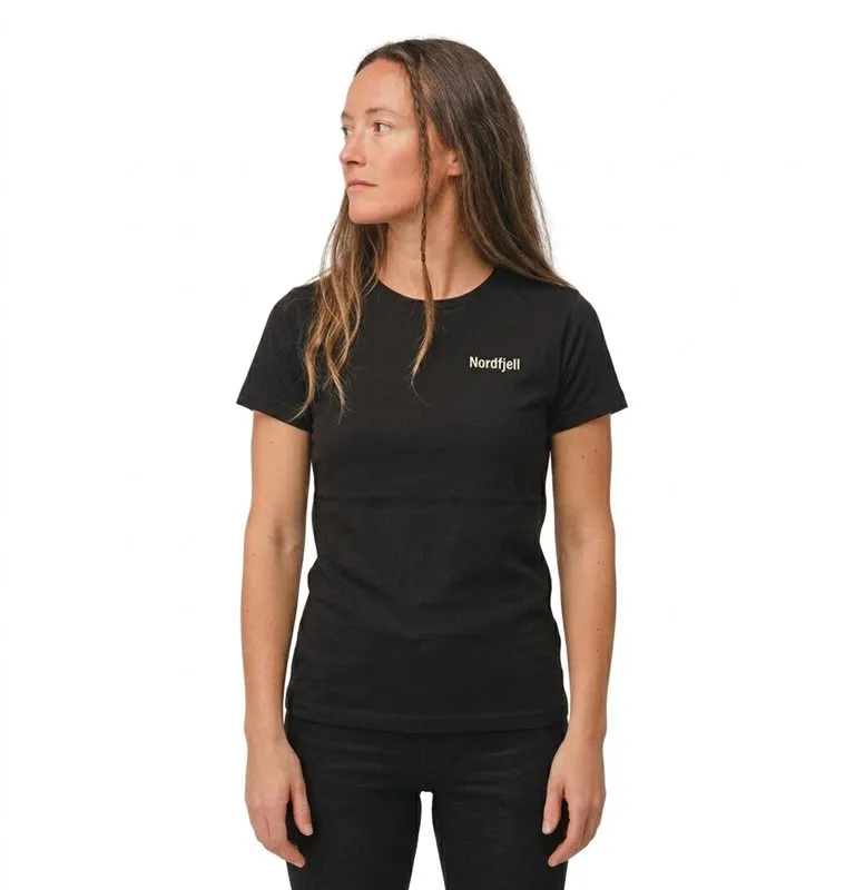 Bild 2 för Nordfjell THE Bamboo T-shirt W Black