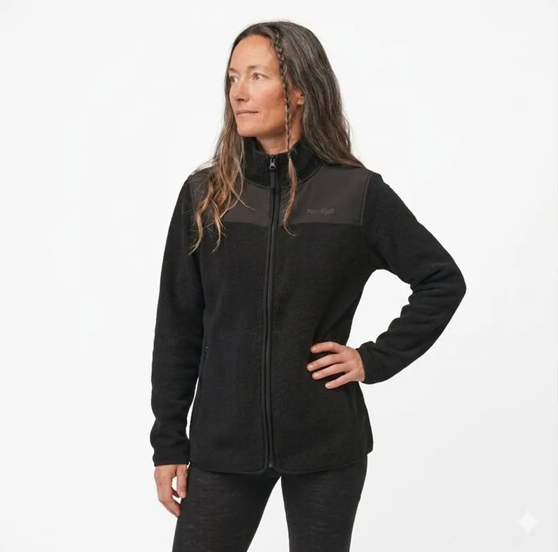 Bild 2 för Nordfjell THE Pile Jacket W Black
