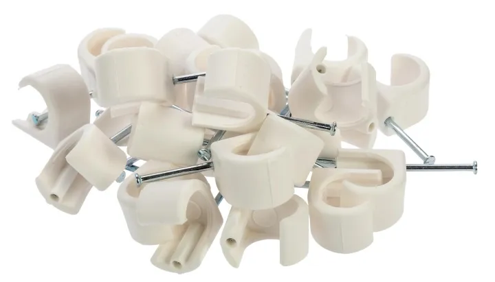 Alternativ bild 0 för Nordic Quality Cable Clips round 14-20mm - 25 pcs